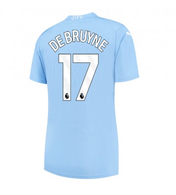 Manchester City Kevin De Bruyne #17 Kotipaita Naisten 2023-24 Lyhyet Hihat